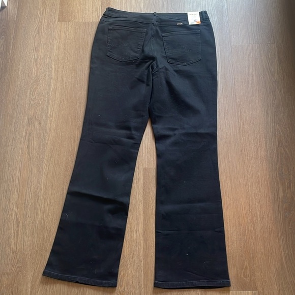 Wrangler Black Flare Wide Leg Jeans - Picture 3 of 4